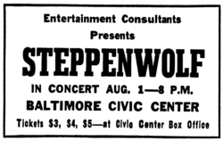 Steppenwolf on Aug 1, 1969 [337-small]