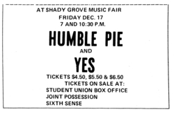 Humble Pie / Yes on Dec 17, 1971 [443-small]