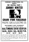 Grand Funk Railroad / Johnny Winter / Pacific Gas & Electric on Nov 9, 1969 [457-small]