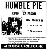Humble Pie / King Crimson on Mar 26, 1972 [466-small]
