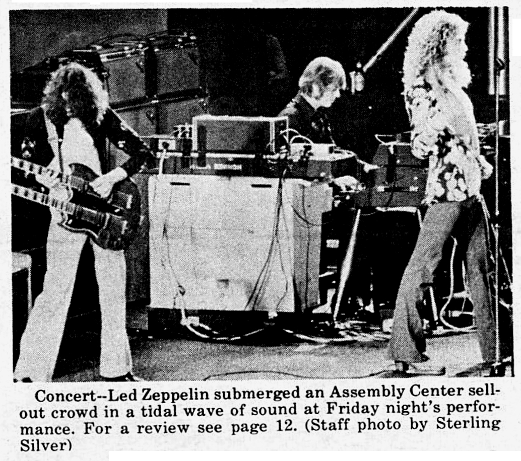 Feb 28 1975 Led Zeppelin At LSU Assembly Center Baton Rouge