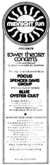Focus / Spencer Davis Group / Blue Oyster Cult on Nov 9, 1973 [688-small]