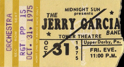 Jerry Garcia Band / The Paxton Brothers on Oct 31, 1975 [690-small]