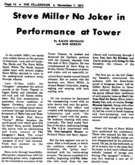 Steve Miller Band / Country Gazette on Nov 2, 1973 [745-small]