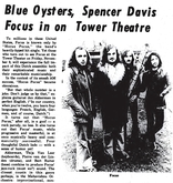 Focus / Spencer Davis Group / Blue Oyster Cult on Nov 9, 1973 [914-small]