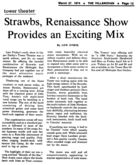 Strawbs  / Renaissance on Mar 22, 1974 [915-small]