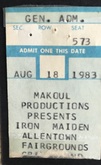 Iron Maiden / Fastway on Aug 18, 1983 [962-small]