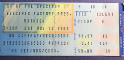 Rainbow / Aldo Nova on Nov 12, 1983 [973-small]