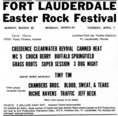 Creedence Clearwater Revival / Three Dog Night / Canned Heat / Buffalo Springfield / The Grass Roots / MC 5 on Mar 30, 1969 [073-small]