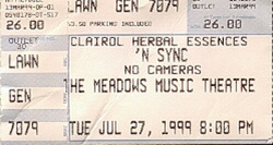 *NSYNC / 3rd Storee / Sugar Hill Gang / Jordan Knight on Jul 27, 1999 [089-small]