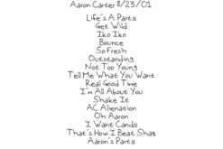 Aaron Carter / A*Teens / Noni / Code 5 / Play / Myra on Aug 23, 2001 [112-small]