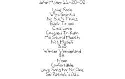 John Mayer / Maroon 5 on Nov 30, 2002 [119-small]