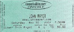 John Mayer / Maroon 5 on Nov 30, 2002 [123-small]