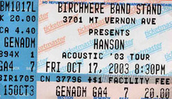 Hanson on Oct 17, 2003 [131-small]