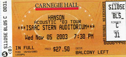 Hanson on Nov 5, 2003 [132-small]