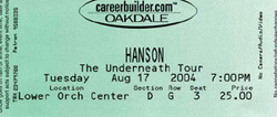 Hanson / Tyler Hilton / Michael Tolcher on Aug 17, 2004 [167-small]