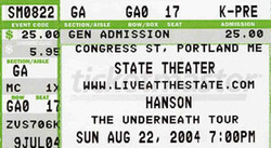 Tyler Hilton / Hanson on Aug 22, 2004 [170-small]