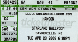 Hanson / Stephen Kellogg & the Sixers / Kate Voegele on Apr 29, 2008 [290-small]