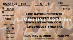 Backstreet Boys / Donnie Klang on Nov 2, 2008 [319-small]