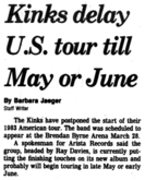 The Kinks / Kix on May 21, 1983 [402-small]