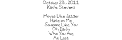 Katie Stevens on Oct 23, 2011 [585-small]