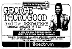 George Thorogood & The Destroyers / The Drinkers on Dec 17, 1983 [664-small]
