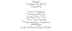 Hanson on Oct 22, 2012 [674-small]