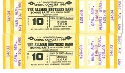 Allman Brothers Band / Bonnie Raitt on May 10, 1980 [749-small]