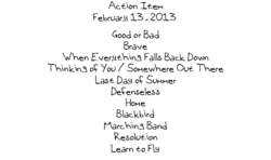 Action Item / Hello Highway / Paradise Fears / Before You Exit / Outasight on Feb 13, 2013 [762-small]