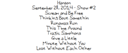 Hanson on Sep 28, 2014 [896-small]