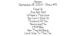 Hanson on Sep 28, 2014 [897-small]