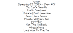 Hanson on Sep 29, 2014 [899-small]