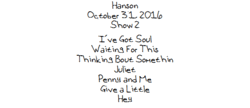 Hanson on Oct 31, 2016 [019-small]