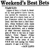 Legion Of Mary / Jerry Garcia on Apr 11, 1975 [063-small]