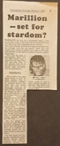 Review (Nottingham Evening Post), Marillion / Peter Hammill on Mar 30, 1983 [162-small]