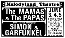 Mama's and Papa's / Simon and Garfunkel on Jun 3, 1966 [346-small]
