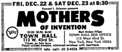 Frank Zappa / The Mothers Of Invention on Dec 22, 1967 [394-small]