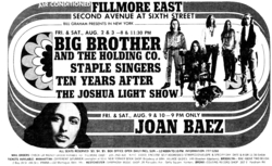 Big Brother And The Holding Company / Janis Joplin / The Staple Singers / Ten Years After on Aug 2, 1968 [440-small]