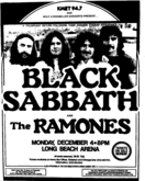 The Ramones / Black Sabbath on Dec 4, 1978 [502-small]