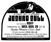 Jethro Tull / Roxy on Nov 26, 1969 [552-small]