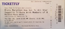 Misty Marathon Hop Vol 1: All Star Zeppelin Tribute on Dec 29, 2016 [565-small]