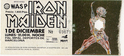 Iron Maiden / W.A.S.P on May 19, 1986 [737-small]