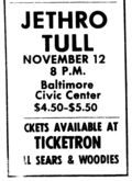 Jethro Tull on Nov 12, 1972 [760-small]