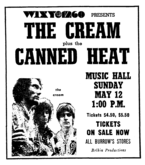 Cream / Canned Heat on May 12, 1968 [790-small]