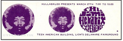 Jimi Hendrix / Soft Machine / The Glass Calendar on Mar 27, 1968 [849-small]
