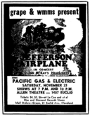 Jefferson Airplane / Pacific Gas & Electric on Nov 23, 1968 [866-small]