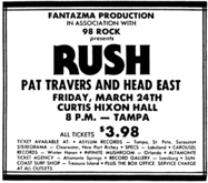Rush / Pat Travers / Head East on Mar 24, 1978 [873-small]