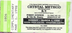 Crystal Method / BT on Mar 1, 1998 [467-small]