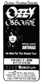 Ozzy Osbourne / Anthrax on Dec 2, 1988 [553-small]