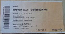 Napalm Death / Born From Pain / Mendeed on Oct 10, 2006 [009-small]